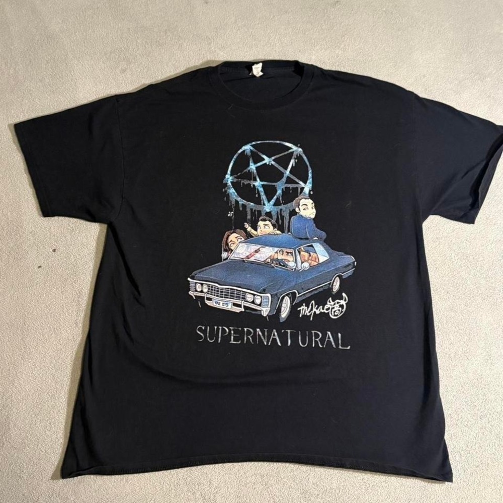 Vintage Fruit of the Loom Supernatural TV Show T Shirt